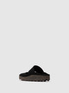 Round Toe Mules CANU BLACK